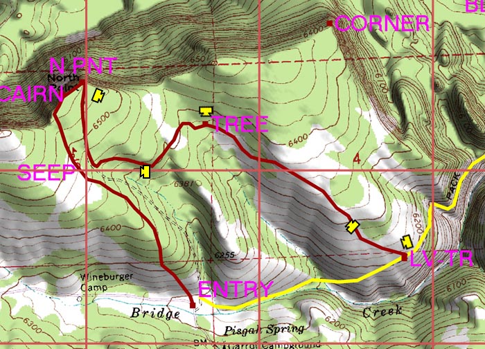 Track 2 Detail Map - North Point to Trail