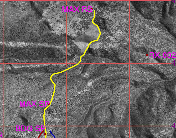 Track 4 Aerial Photo - Bridge Spring to Maxwell Reservoir